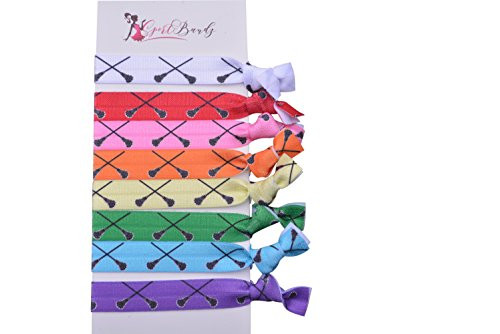 Infinity Collection Lacrosse Hair Accessories Lacrosse Hair Ties No Crease Lacrosse Hair Elastics Set