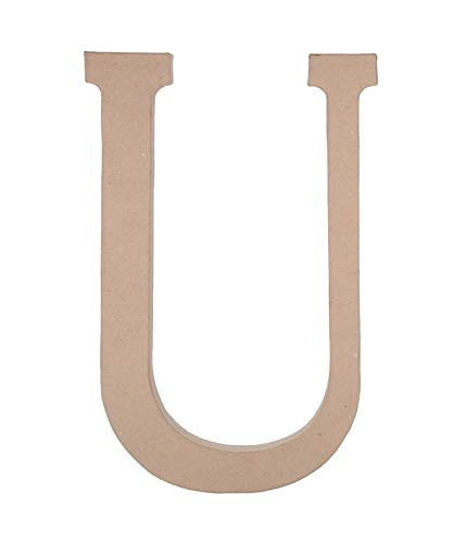Darice Paper Mache Letter   U   235 inches