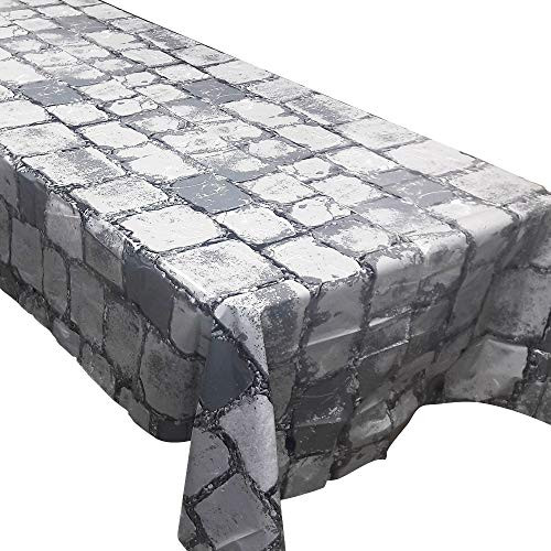 Blue Orchards Cobblestone Tablecovers  2  Medieval Party Supplies Knight Themed Events Pixel Parties Castle Table Settings