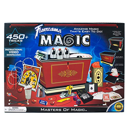 Fantasma Masters of Magic Set   Starter Magic Kit for Kids and Adults   Learn 450  Magic Tricks   Boys and Girls Ages 8 and Older