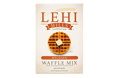 Lehi Roller Mills Belgian Waffle Mix 20 Ounce  Pack of 6