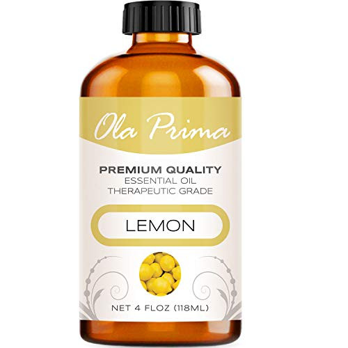 Ola Prima 4oz Premium Quality Lemon Essential Oil 4 Ounce Bottle Therapeutic Grade Lemon Oil Ola Prima 4oz Premium Quality Lemon Essential Oil 4 Ounce Bottle Therapeutic Grade Lemon Oil