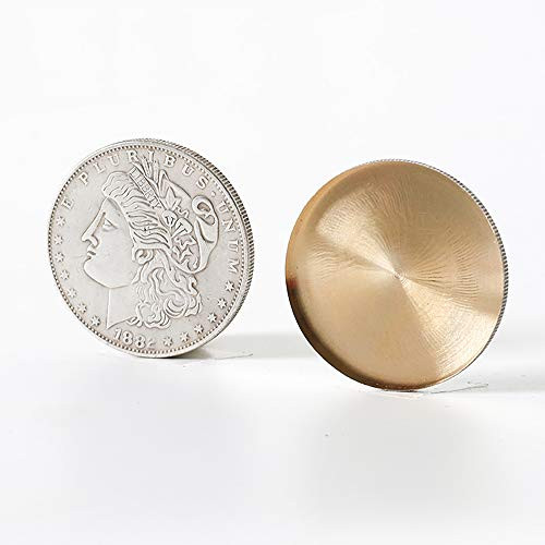 Expanded Shell (Morgan Dollar Version) Magic Tricks for Appearing/Disappearing Stage Magic Coin Props Accessories (Morgan Dollar Version)