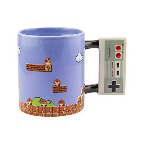 Paladone Nintendo NES Controller Mug Oversized Coffee Cup 300ml ceramics Multi Coloured