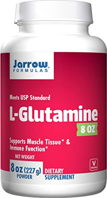 Jarrow Formulas L Glutamine Powder Supports Muscle Tissue   Immune Function 8 Oz