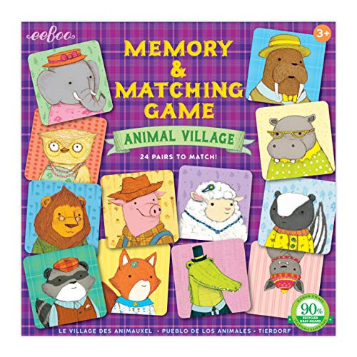 eeBoo Memory   Matching Animal Village Game 1 EA