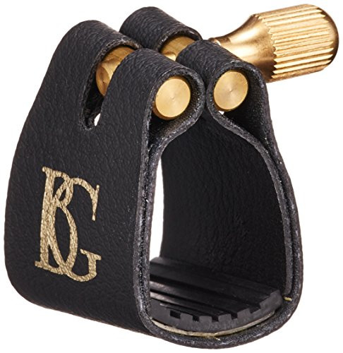 BG L12BG Standard Alto Saxophone Ligature with Rubber Support