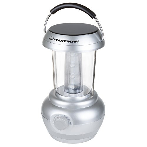 LED Lantern Camping Lantern Flashlight With Adjustable Brightness And Dimmer Switch for Hiking Camping and Emergency By Wakeman Outdoors Silver LED Lantern Camping Lantern Flashlight With Adjustable Brightness And Dimmer Switch for Hiking Camping and Emergency By Wakeman Outdoors Silver
