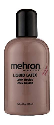 Mehron Makeup Liquid Latex  45 oz   Dark Flesh