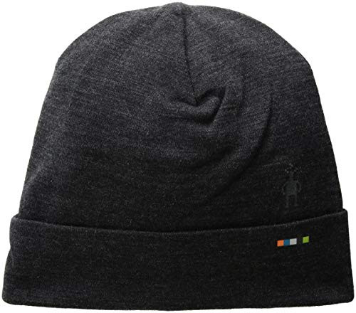 Smartwool Merino Sport 250 Beanie   Cuffed Wool Hat Charcoal CHARCOAL 1FM Mens