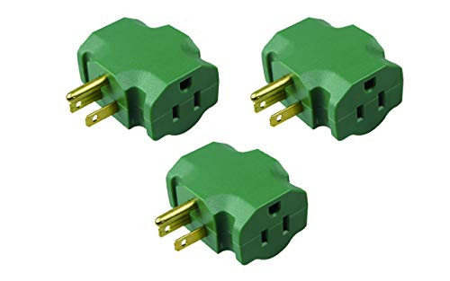 HomeHopes 3 Plug Outlet Adapter, 3 Way Outlet Plug Adapter, 3 Way Outlet Wall Plug