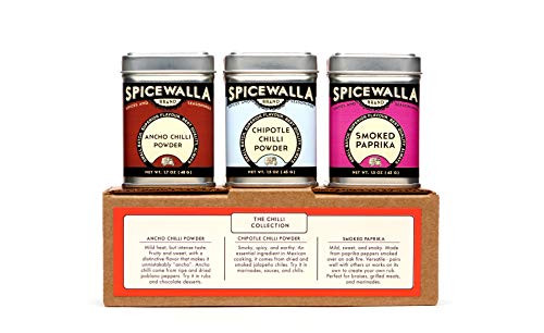 Spicewalla Chili Powder Collection 3 Pack Ancho Chipotle Smoked Paprika Non GMO No MSG Gluten Free Spicewalla Chili Powder Collection 3 Pack Ancho Chipotle Smoked Paprika Non GMO No MSG Gluten Free