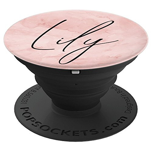 Lily Name Custom Name Personalized Name PopSockets Grip and Stand for Phones and Tablets