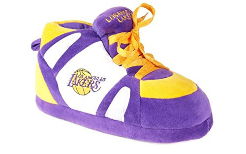 Comfy Feet LAL01 4   Los Angeles Lakers   X Large Mens and Womens NBA Slippers