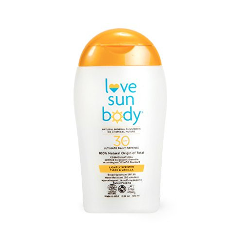 Love Sun Body 100 Natural Mineral Sunscreen SPF 30 Lightly Scented 100 ml Reef Safe with Non Nano Zinc Oxide for Face and Body Chemical Free Moisturizing Water Resistant Love Sun Body 100 Natural Mineral Sunscreen SPF 30 Lightly Scented 100 ml Reef Safe with Non Nano Zinc Oxide for Face and Body Chemical Free Moisturizing Water Resistant
