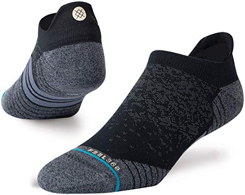 Stance Men s A248A20RTS Run Tab St Sock Black   S
