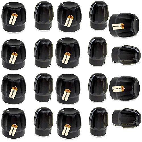 Two Way Radio Volume Control knob and Channel Selector Knob Button Cap Replacement Compatible for Motorola GP338 GP380 HT1550 HT1250 CP150 CP160 Walkie Talkie  10pair