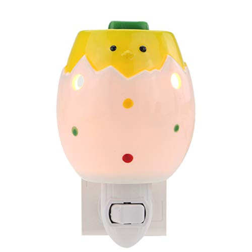 STAR MOON Plug in Wax Melt Warmer for Home Décor, Pluggable Home Fragrance Diffuser, Translucent, No Flame, with One More Bulb, Baby Chick, Easter Egg