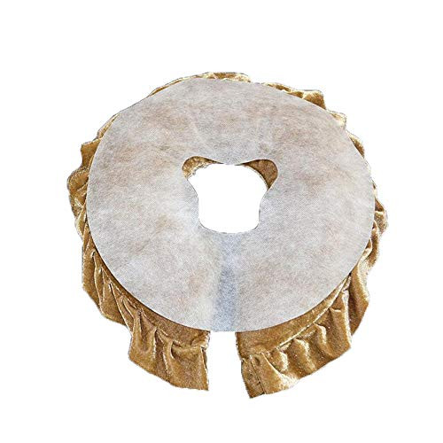 100 Pack Disposable Face Cradle Covers for Massage Table Massage Chairs Medical Grade Ultra Soft Microfiber Clean Safe