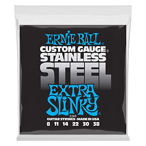 Ernie Ball Stainless Steel Extra Slinky Set 008   038