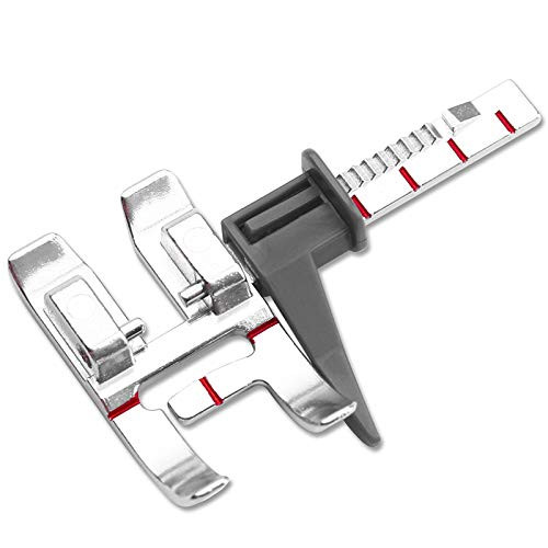 DREAMSTITCH 820677096 Snap On Adjustable Guide Presser Foot for Pfaff Group CDEFGJK IDT System Sewing Machine 820677096 2 DREAMSTITCH 820677096 Snap On Adjustable Guide Presser Foot for Pfaff Group CDEFGJK IDT System Sewing Machine 820677096 2