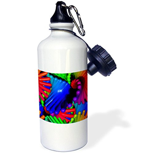 3dRose DNA Colored Background Sports Water Bottle 21oz 21 oz Multicolor 3dRose DNA Colored Background Sports Water Bottle 21oz 21 oz Multicolor