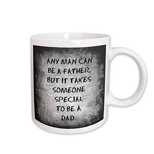 3dRose 1 Dad Black Lettering On A White Background Mug 11 oz 3dRose 1 Dad Black Lettering On A White Background Mug 11 oz