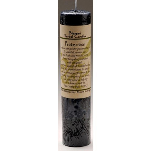 Ritual Magick Blessed Herbal Candle   Protection