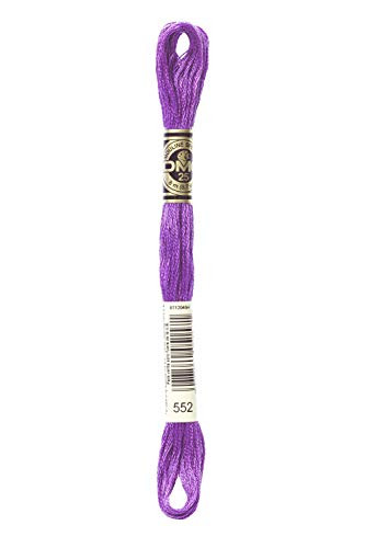 DMC 117 552 Six Stranded Cotton Embroidery Floss Medium Violet 87 Yard