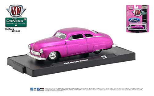 M2 Machines Auto-Drivers 1:64 R53 1949 Mercury Custom Satin Pink M2 Machines Auto-Drivers 1:64 R53 1949 Mercury Custom Satin Pink