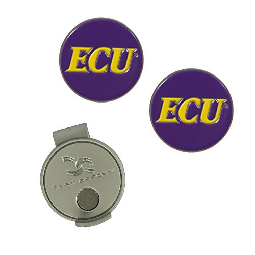 Team Effort ECU Pirates Hat Clip   2 Ball Markers