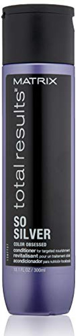 MATRIX Total Results So Silver Conditioner Hydrates Dull Blonde Silver Hair For Color Treated Hair 101 Fl Oz MATRIX Total Results So Silver Conditioner Hydrates Dull Blonde Silver Hair For Color Treated Hair 101 Fl Oz
