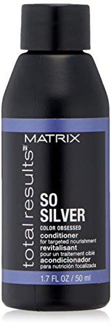 MATRIX Total Results So Silver Conditioner Hydrates Dull Blonde Silver Hair For Color Treated Hair 17 Fl Oz MATRIX Total Results So Silver Conditioner Hydrates Dull Blonde Silver Hair For Color Treated Hair 17 Fl Oz