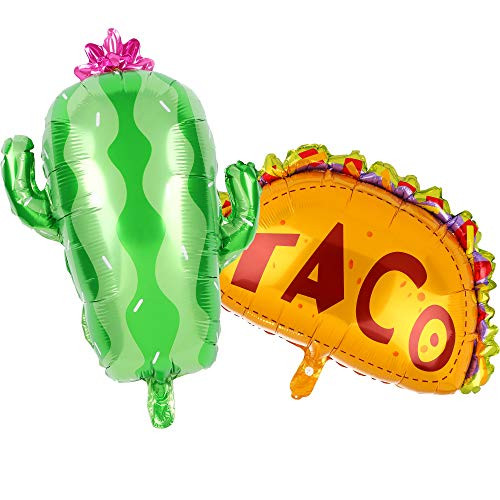 Mexican Taco Balloon and Cactus Balloon Combo Set for Mexican Holiday Theme Party Decoration Baby Shower Mexican Bridal Shower Or Birthday Decoration Mexican Taco Balloon and Cactus Balloon Combo Set for Mexican Holiday Theme Party Decoration Baby Shower Mexican Bridal Shower Or Birthday Decoration