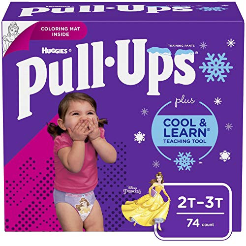 Pull Ups Cool   Learn Girls  Training Pants 2T 3T 74 Ct  10036000451839