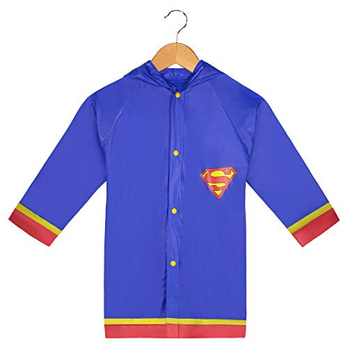 DC Comics Superman Toddler Boys Blue Rain Slicker Size Small 2 3