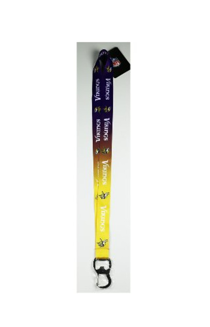 Pro Specialties Group NFL Minnesota Vikings Ombre Lanyard Purple Gold Onse Size Pro Specialties Group NFL Minnesota Vikings Ombre Lanyard Purple Gold Onse Size