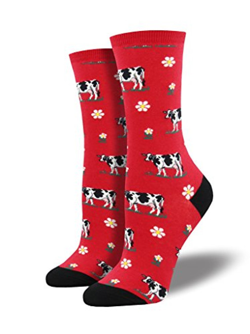 Socksmith Womens Novelty Crew Socks Legendairy   Red