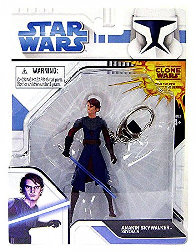Basic Fun Star Wars The Clone Wars Anakin Skywalker Keychain