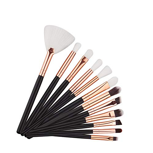 Makeup Brush Set tools Powder Blush Contour Bronzer Foundation blending
