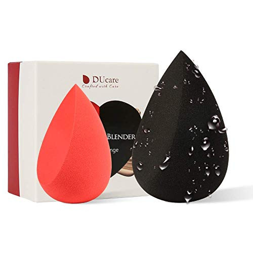 DUcare Makeup Sponges Set Foundation Blending Sponge for Liquid Cream Powder and BB Beauty Cosmetics Tool Flawless Facial Powder Puff Foundation Sponge