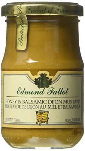 Honey Balsamic Mustard Fallot French Miel et Vinaigre Balsamique Mustard 7oz jar One