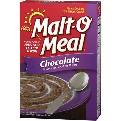 Malt O Meal Chocolate 36 Oz Quick Cooking Hot Wheat Cereal   Single Box
