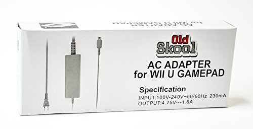 Old Skool Power AC Adapter for Nintendo Wii U GamePad
