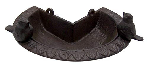 Cast Iron Corner Mount Bird Feeder 7 1 2 Inch
