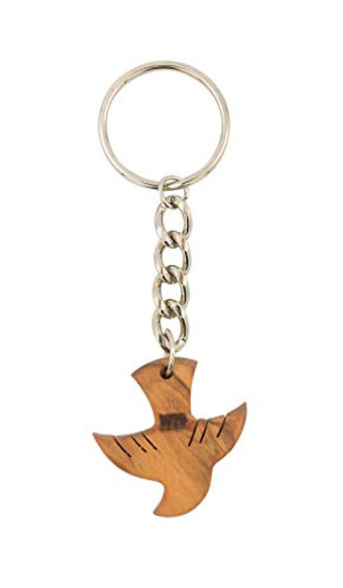 Confirmation Holy Spirit Dove Wood Keychain 4 1 4 Inch Confirmation Holy Spirit Dove Wood Keychain 4 1 4 Inch