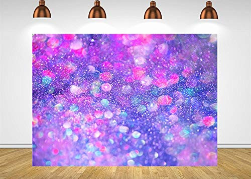 Shinning Colorful Spots Photography Backdrop Party Wedding Children Newborn Photography Studio Props 7x5FT  Not Glitter