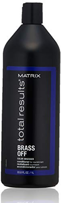 MATRIX Total Results Brass Off Nourishing Conditioner Nourishes Moisturizes Dry Hair For Color Treated Hair 338 Fl Oz MATRIX Total Results Brass Off Nourishing Conditioner Nourishes Moisturizes Dry Hair For Color Treated Hair 338 Fl Oz