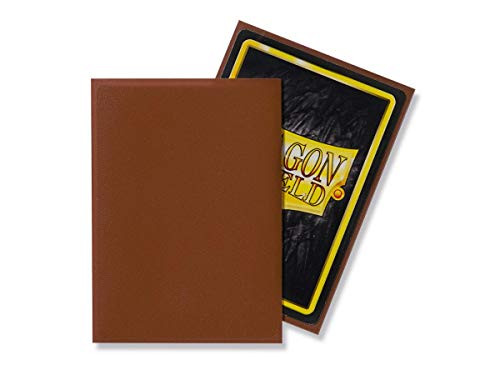 Dragon Shield 100 Count Standard Size Matte Deck Protector Sleeves  Matte Umber
