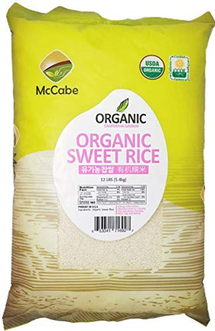 McCabe Organic Sweet Rice 12 Pound McCabe Organic Sweet Rice 12 Pound